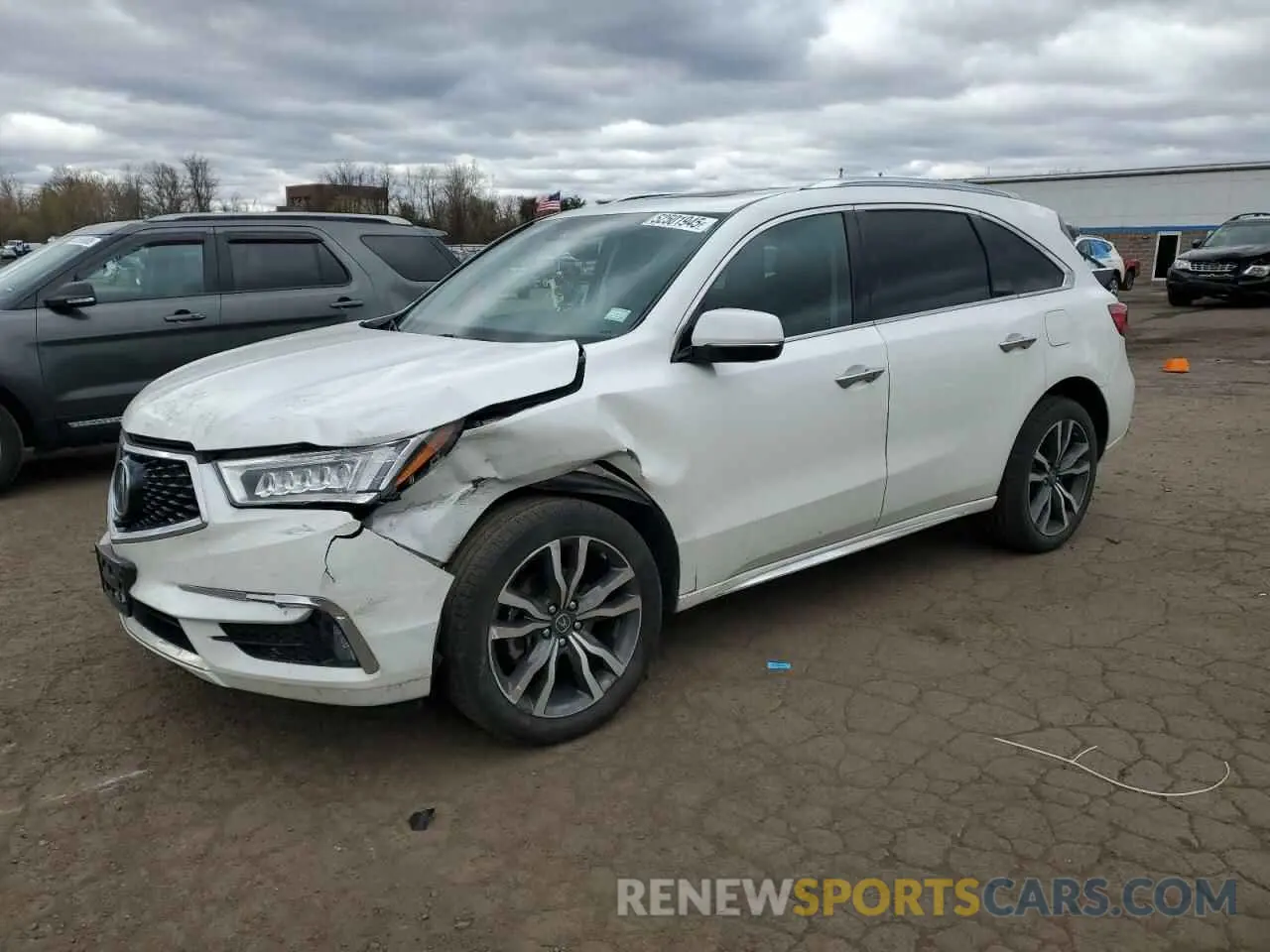 1 Photograph of a damaged car 5J8YD4H85LL031841 ACURA MDX 2020