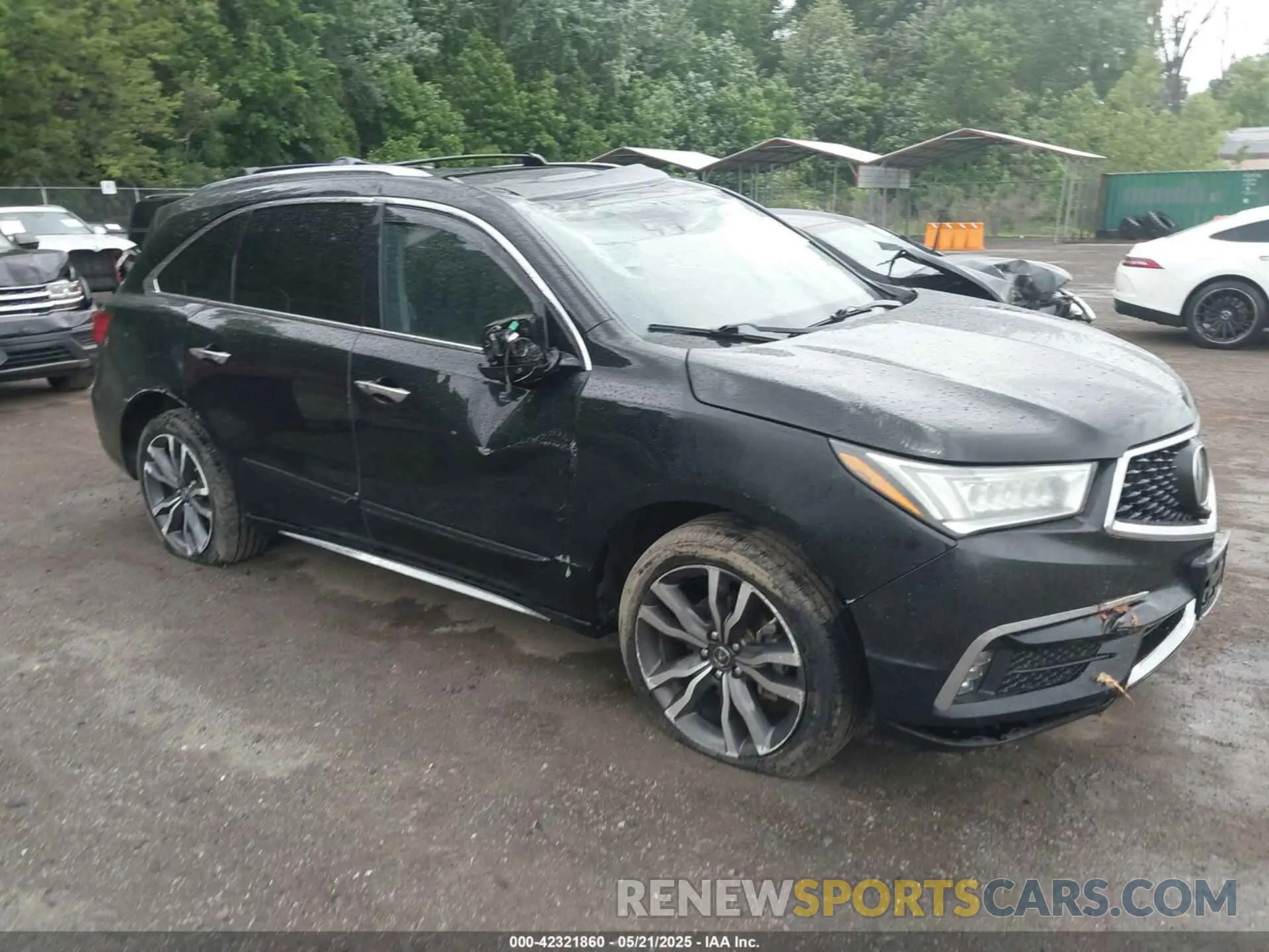 1 Photograph of a damaged car 5J8YD4H8XLL014470 ACURA MDX 2020