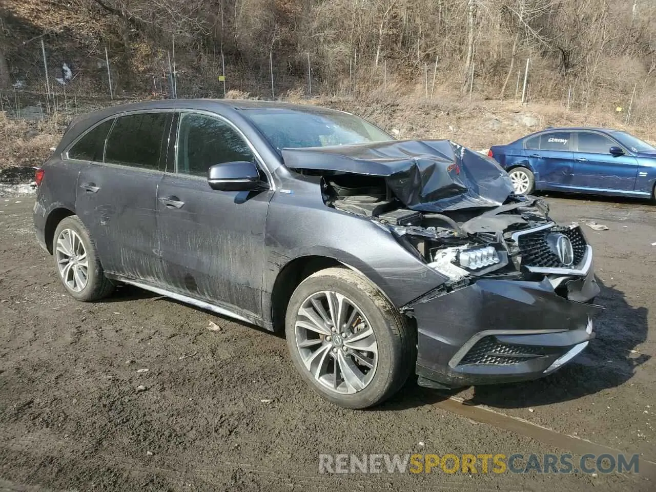 4 Photograph of a damaged car 5J8YD7H58LL001577 ACURA MDX 2020