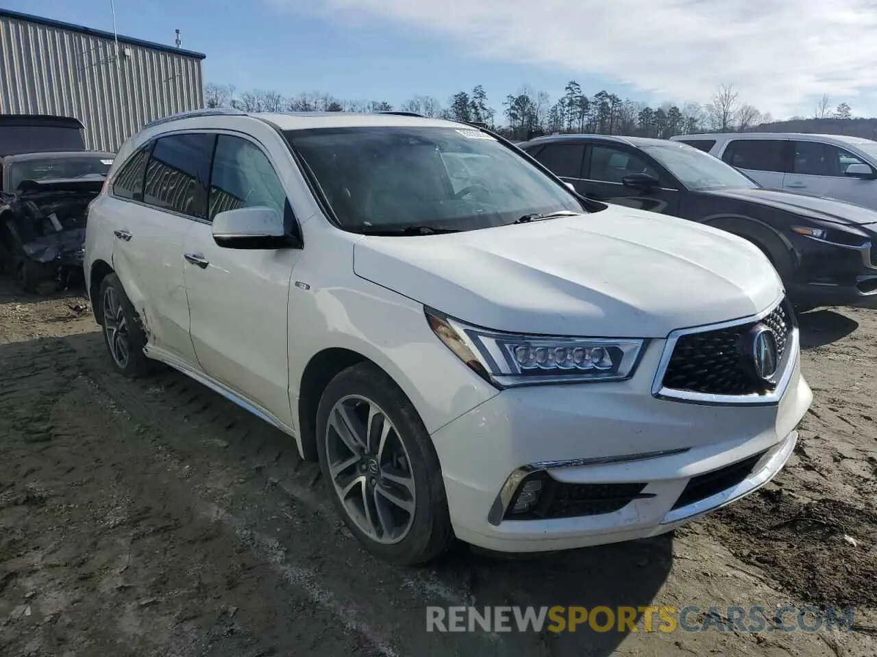 4 Photograph of a damaged car 5J8YD7H72LL000992 ACURA MDX 2020