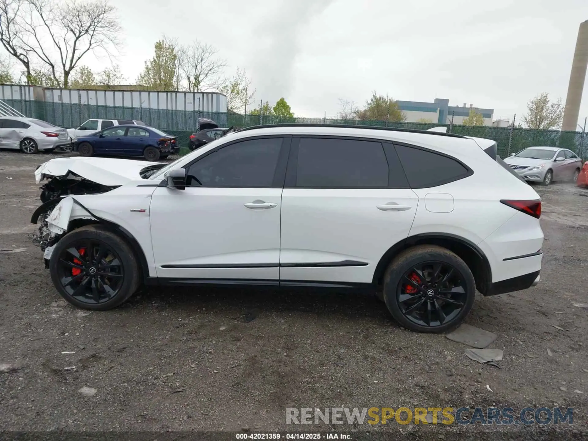 15 Photograph of a damaged car 5J8YD8H82NL001478 ACURA MDX 2022