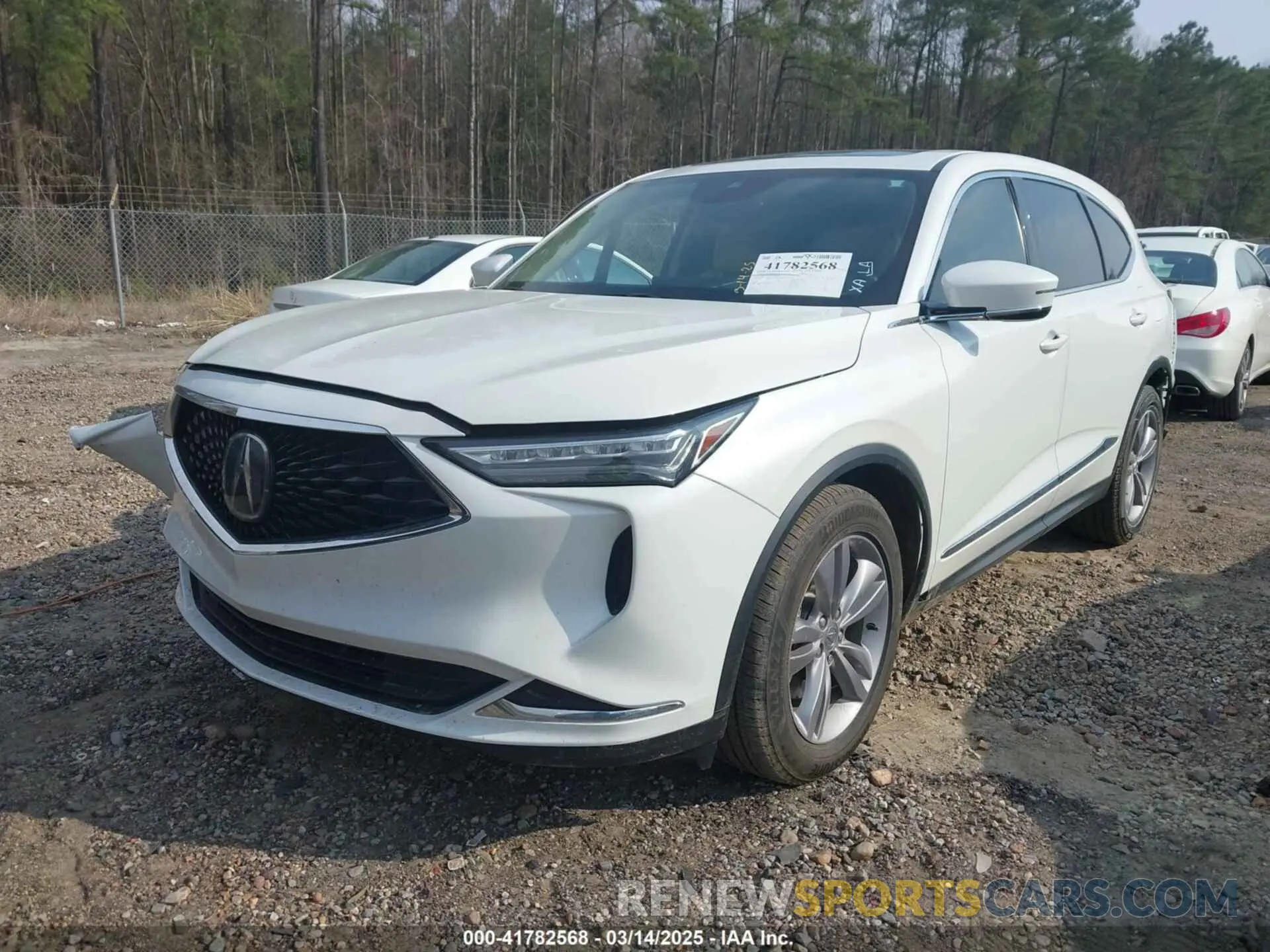 2 Photograph of a damaged car 5J8YD9H31NL000493 ACURA MDX 2022