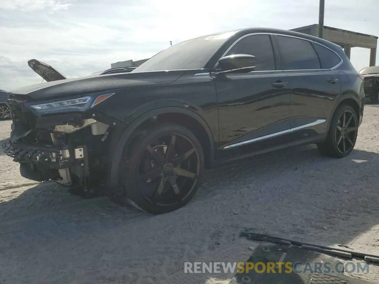 1 Photograph of a damaged car 5J8YD9H34NL006403 ACURA MDX 2022