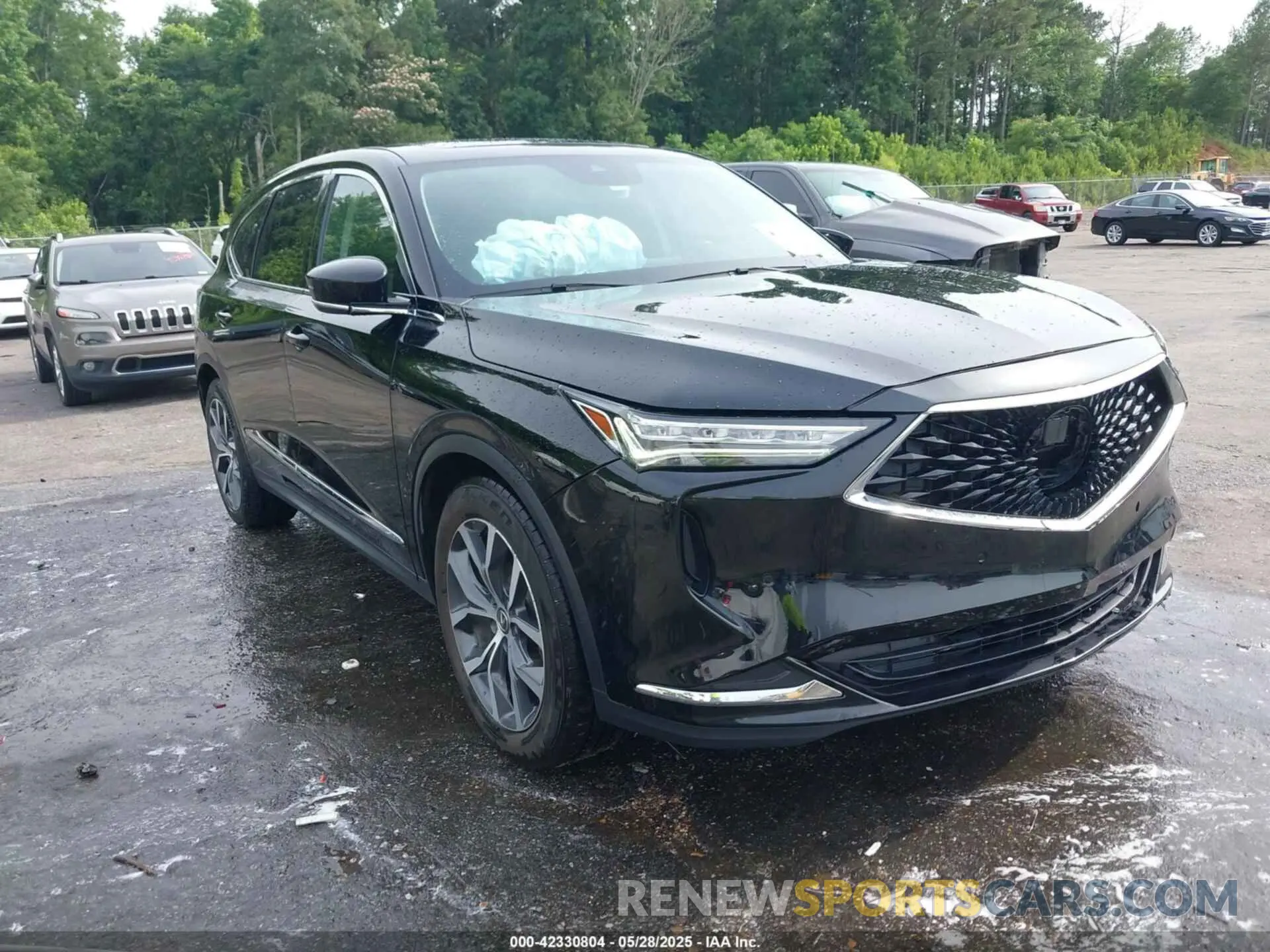 1 Photograph of a damaged car 5J8YD9H40NL003233 ACURA MDX 2022