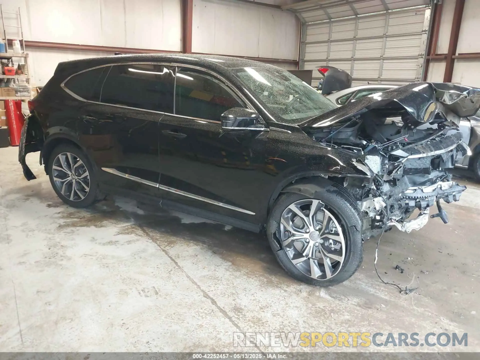 1 Photograph of a damaged car 5J8YD9H40NL011459 ACURA MDX 2022