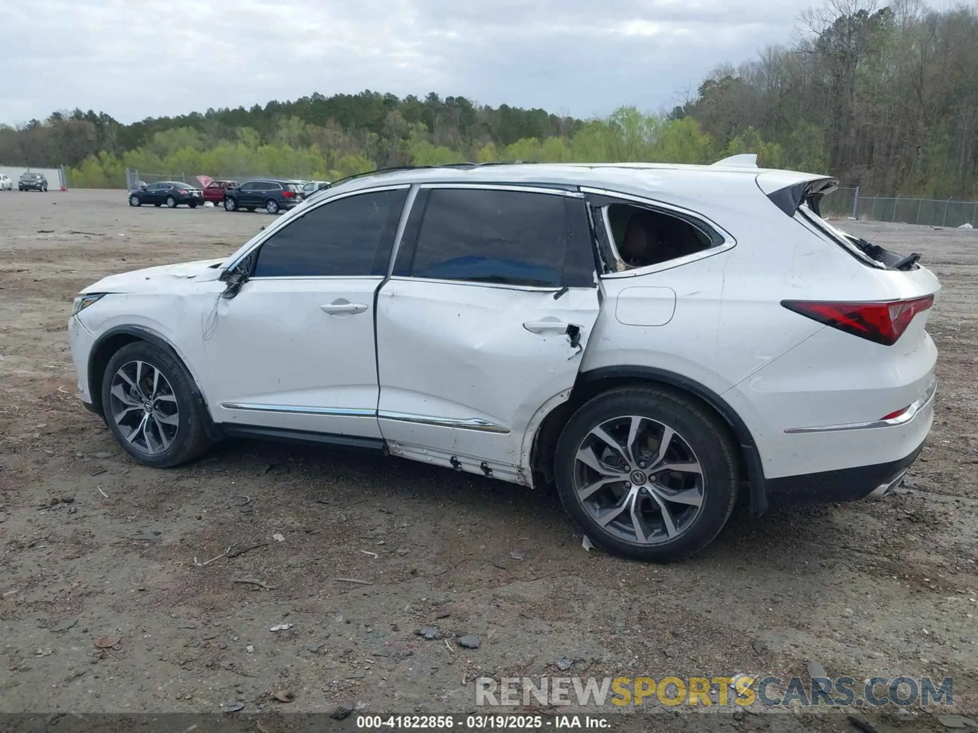 14 Photograph of a damaged car 5J8YD9H41NL012345 ACURA MDX 2022