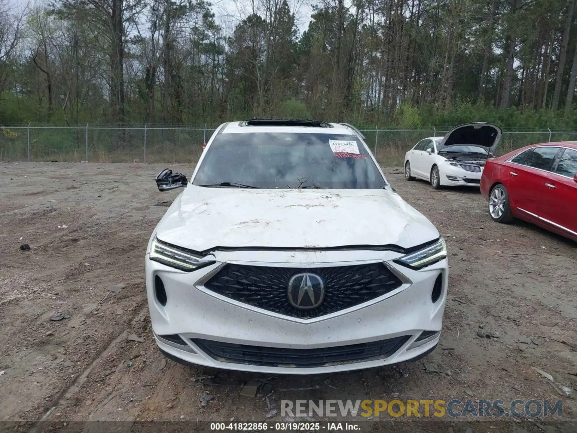 6 Photograph of a damaged car 5J8YD9H41NL012345 ACURA MDX 2022