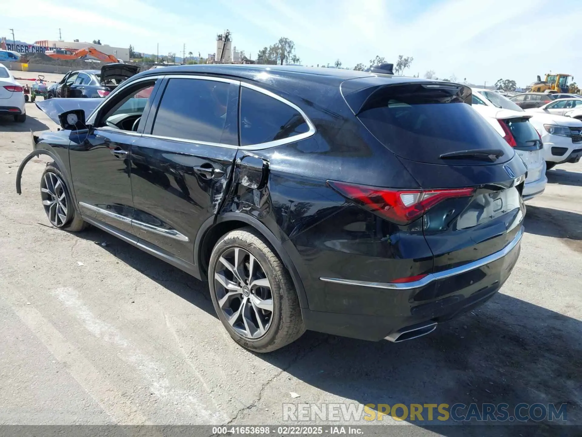 3 Photograph of a damaged car 5J8YD9H43NL001430 ACURA MDX 2022
