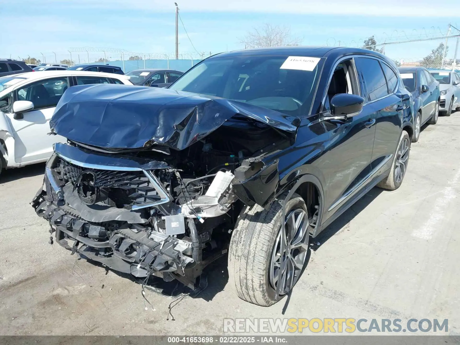 6 Photograph of a damaged car 5J8YD9H43NL001430 ACURA MDX 2022