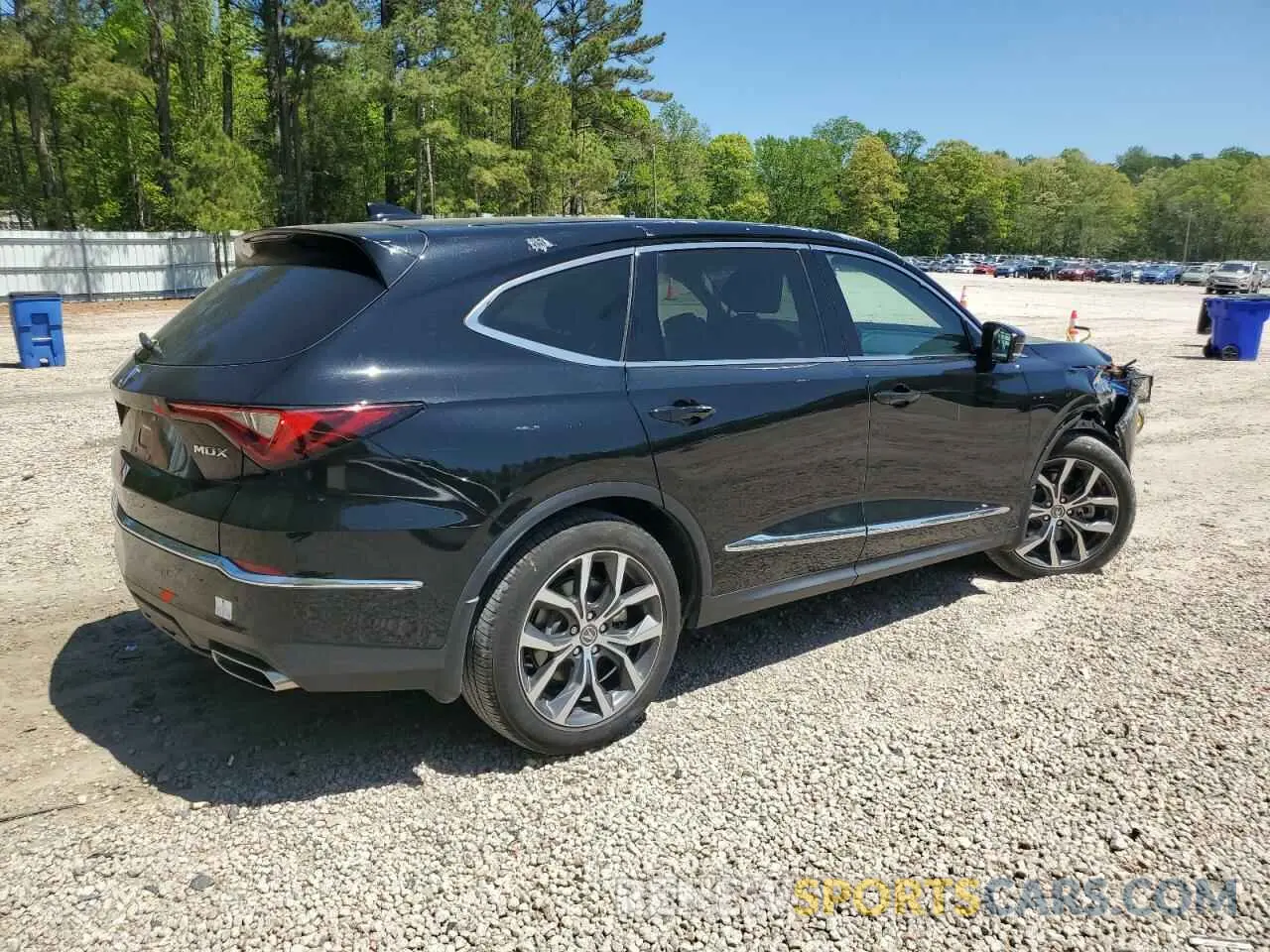 3 Photograph of a damaged car 5J8YD9H44NL001310 ACURA MDX 2022
