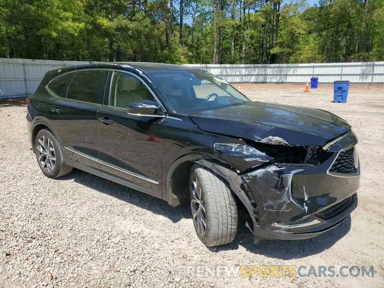 4 Photograph of a damaged car 5J8YD9H44NL001310 ACURA MDX 2022