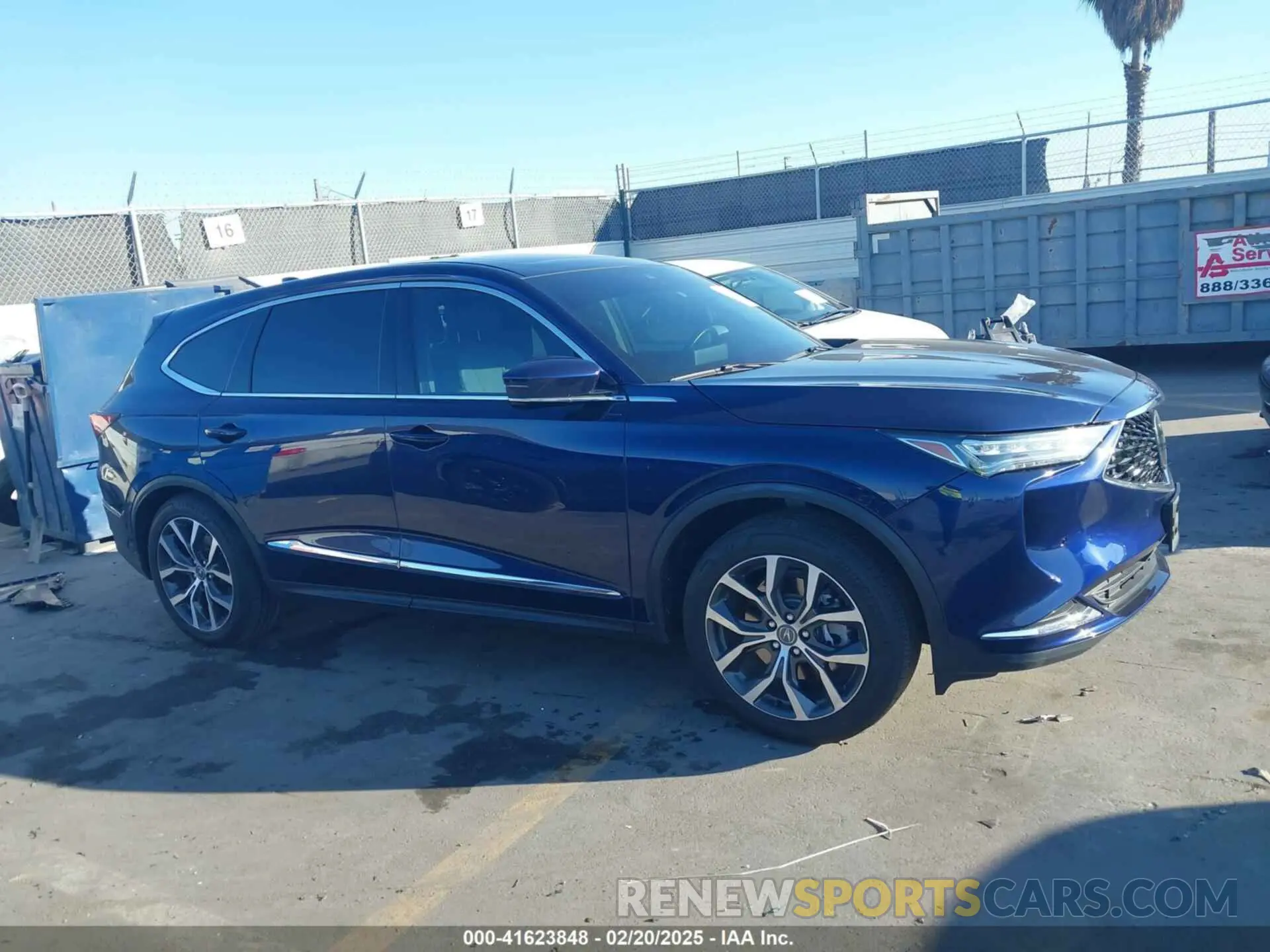 13 Photograph of a damaged car 5J8YD9H44NL007981 ACURA MDX 2022