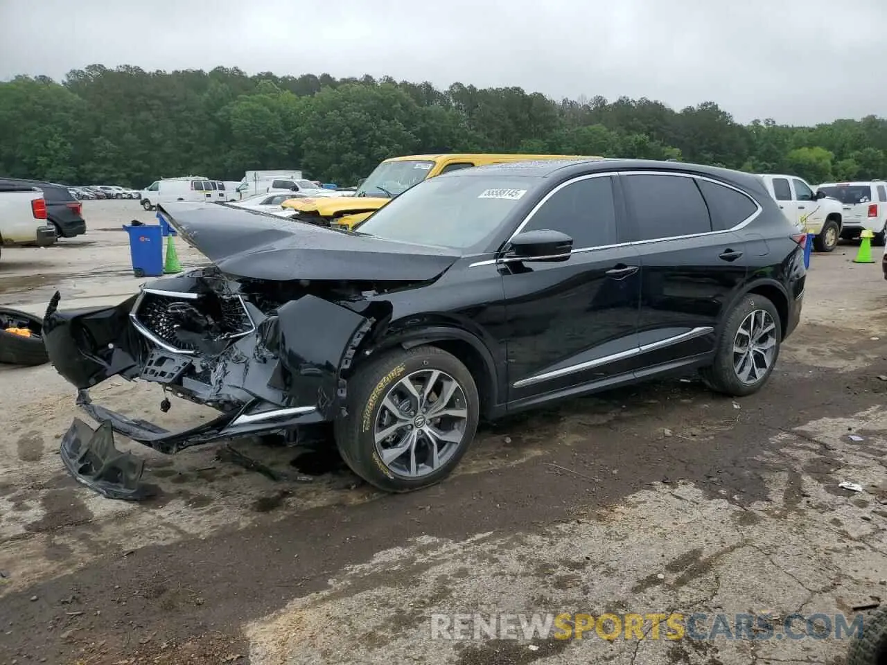 1 Photograph of a damaged car 5J8YD9H48NL009233 ACURA MDX 2022