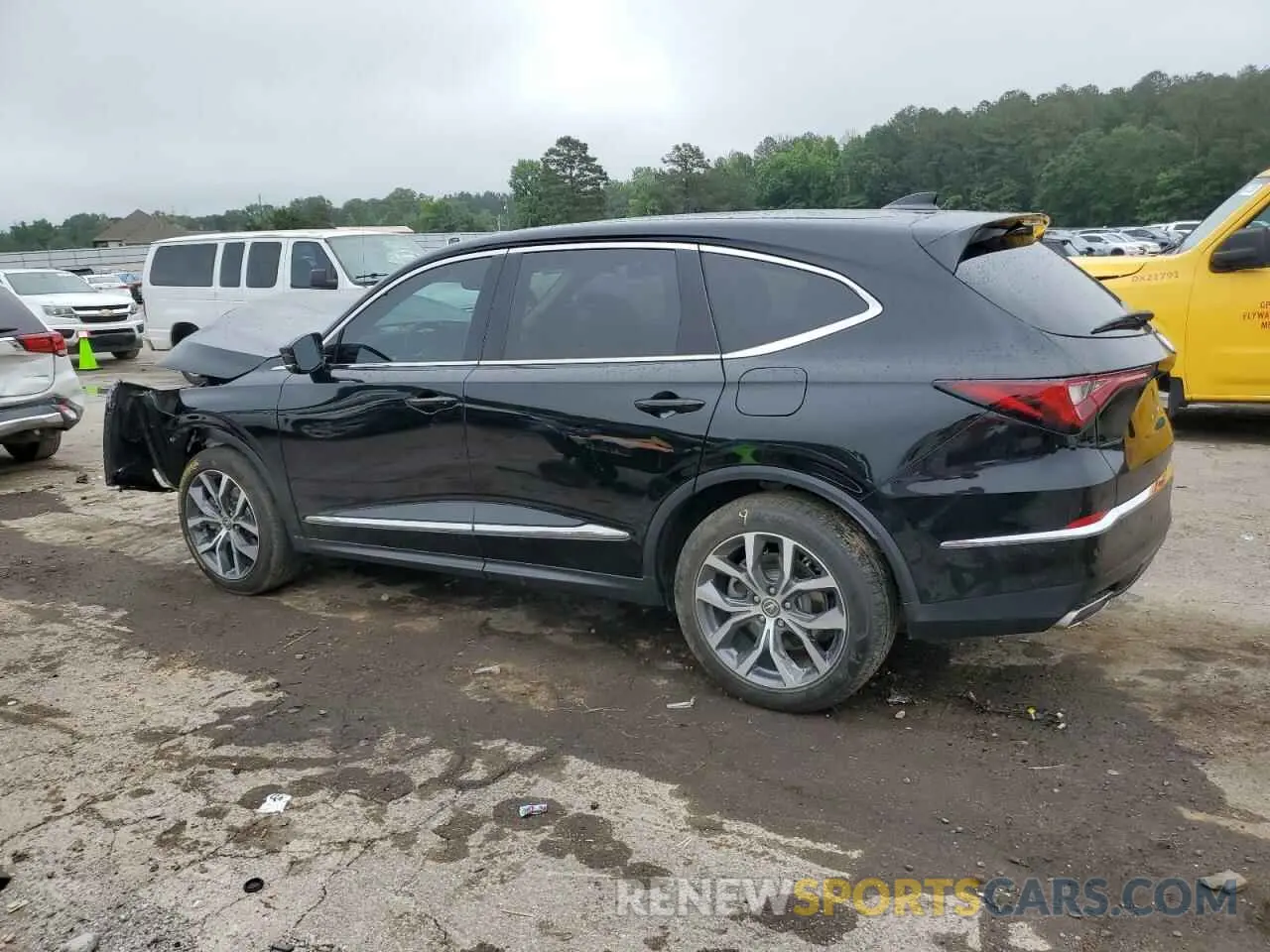 2 Photograph of a damaged car 5J8YD9H48NL009233 ACURA MDX 2022