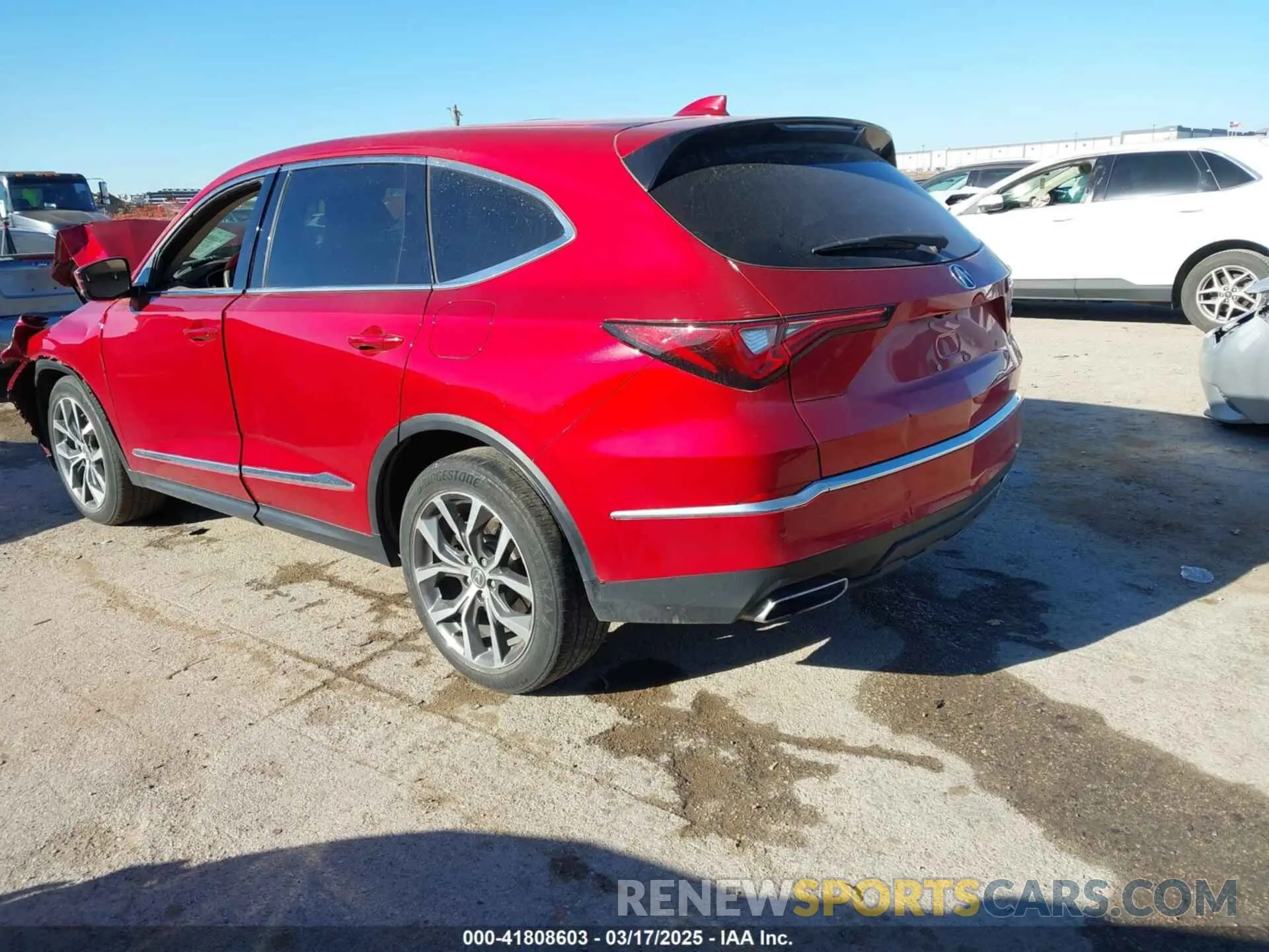3 Photograph of a damaged car 5J8YD9H49NL002095 ACURA MDX 2022