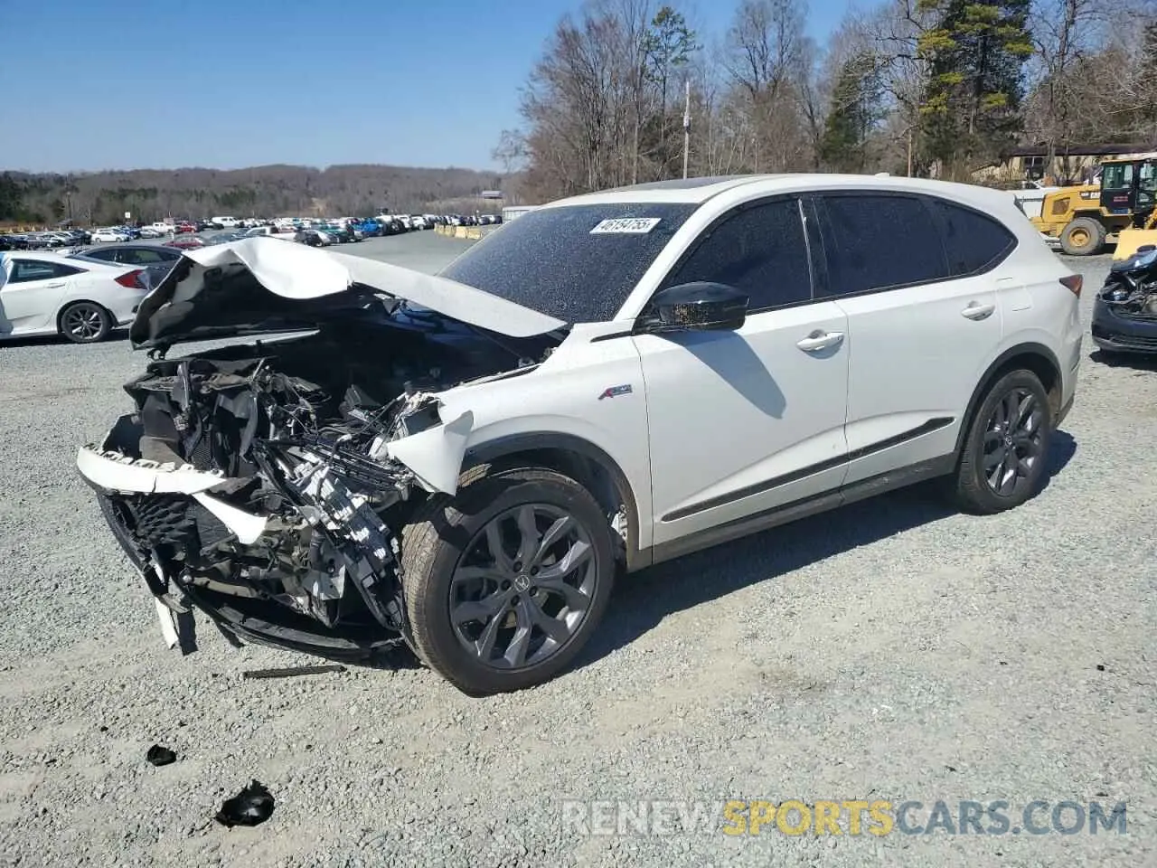 1 Photograph of a damaged car 5J8YE1H02NL032874 ACURA MDX 2022