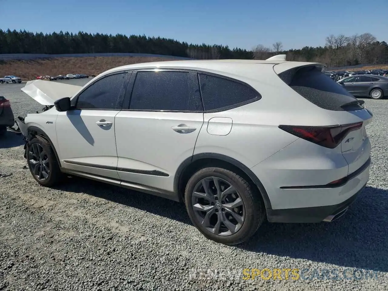 2 Photograph of a damaged car 5J8YE1H02NL032874 ACURA MDX 2022