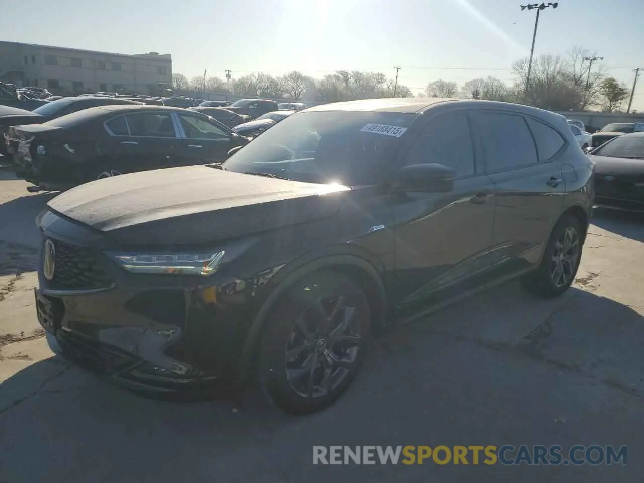1 Photograph of a damaged car 5J8YE1H02NL033300 ACURA MDX 2022