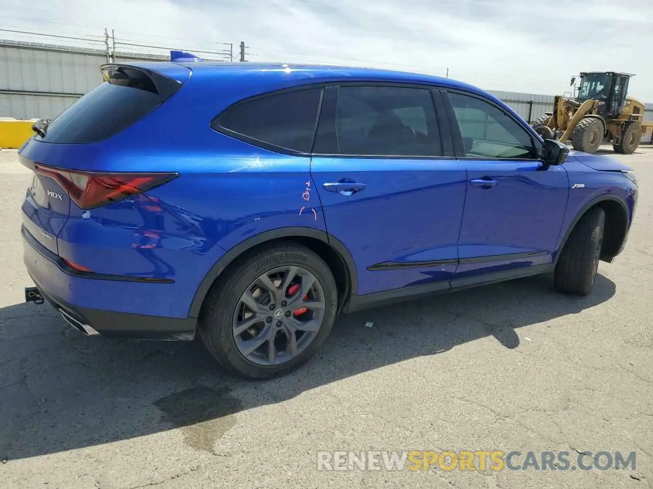 3 Photograph of a damaged car 5J8YE1H02NL041977 ACURA MDX 2022