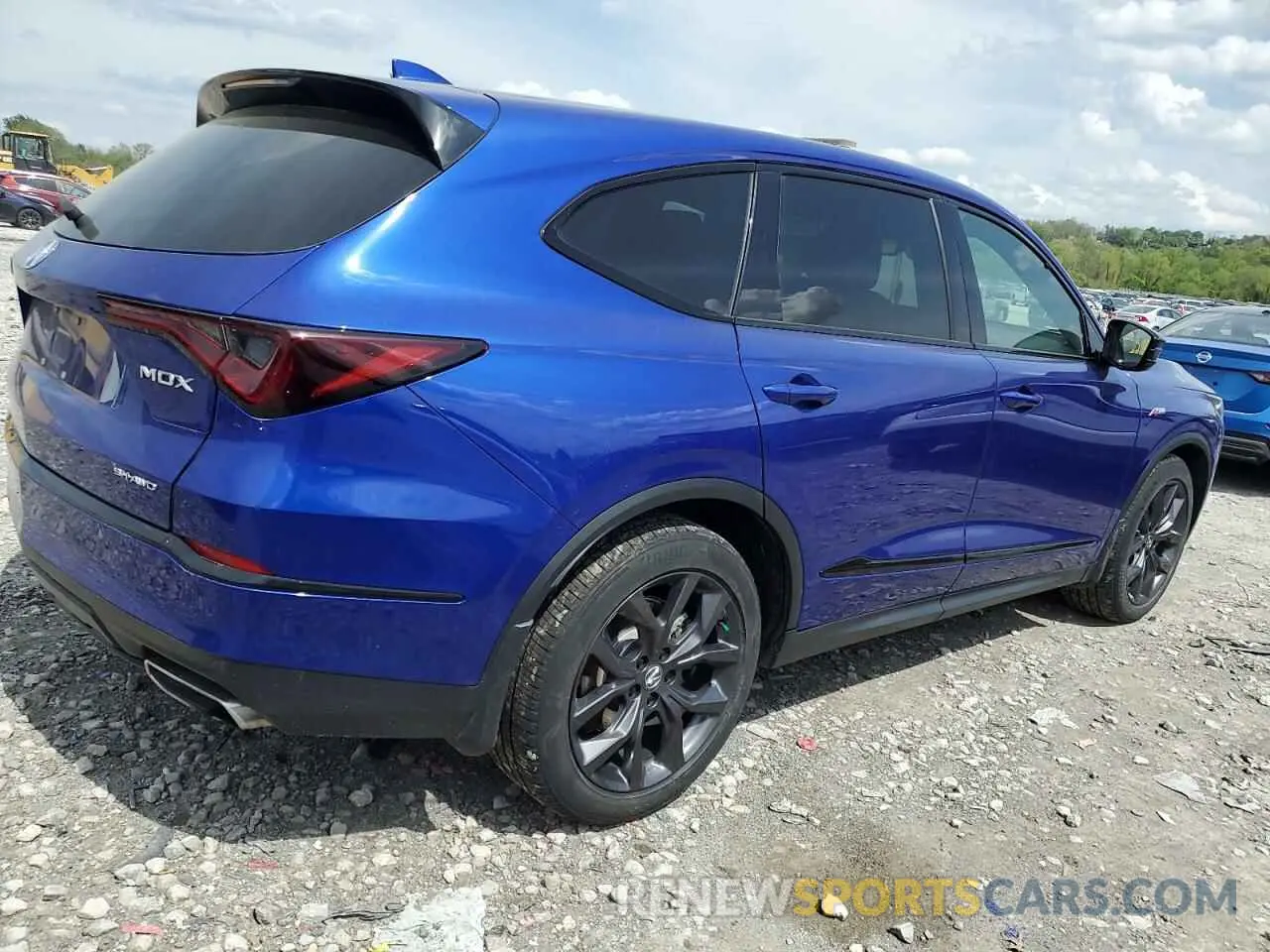3 Photograph of a damaged car 5J8YE1H03NL007210 ACURA MDX 2022