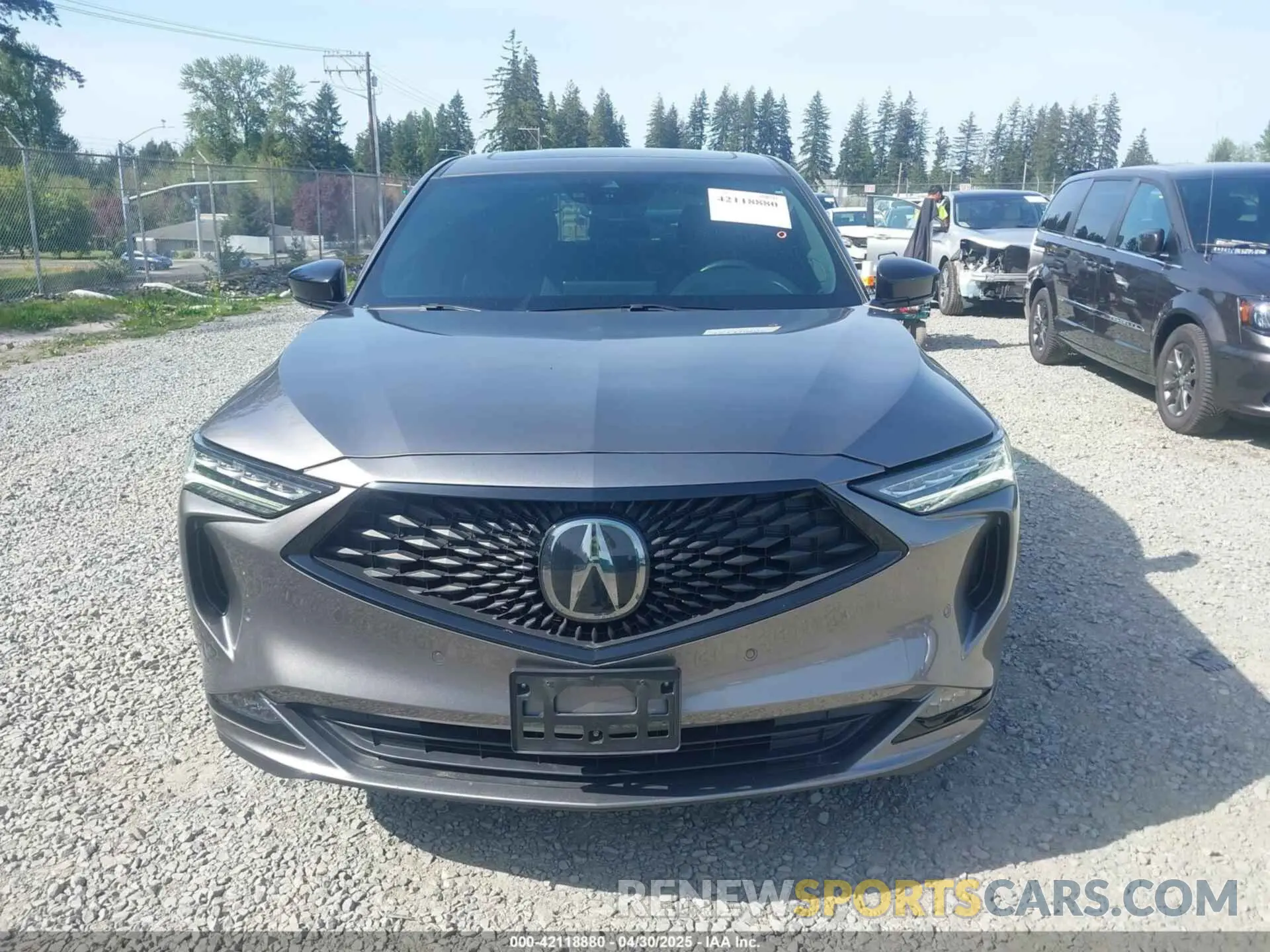 13 Photograph of a damaged car 5J8YE1H05NL044324 ACURA MDX 2022