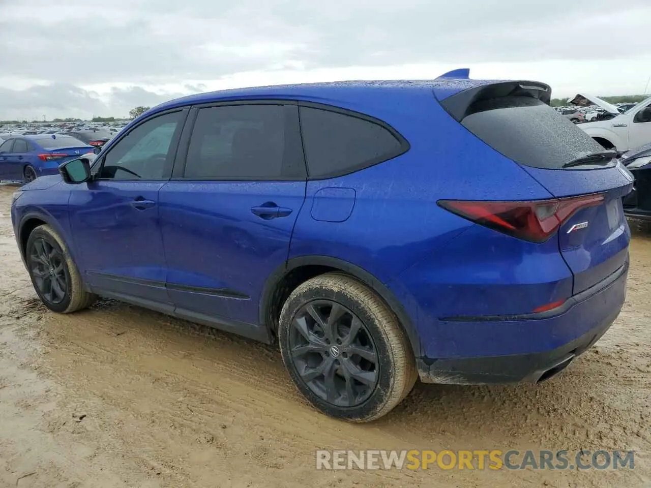 2 Photograph of a damaged car 5J8YE1H07NL013091 ACURA MDX 2022