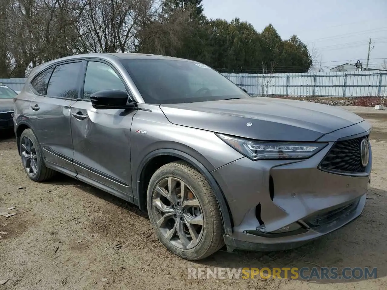 4 Photograph of a damaged car 5J8YE1H07NL803491 ACURA MDX 2022