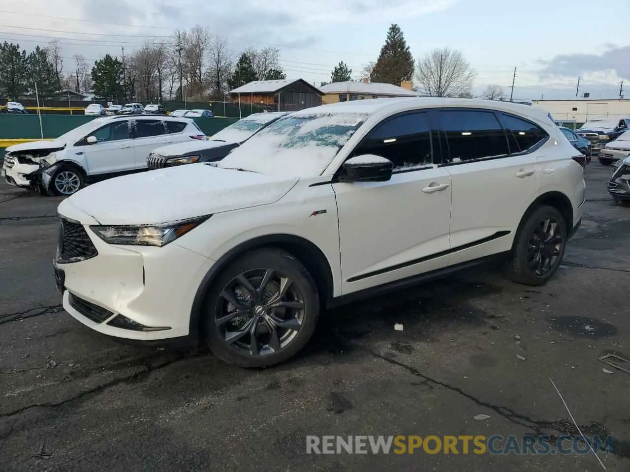1 Photograph of a damaged car 5J8YE1H08NL036038 ACURA MDX 2022