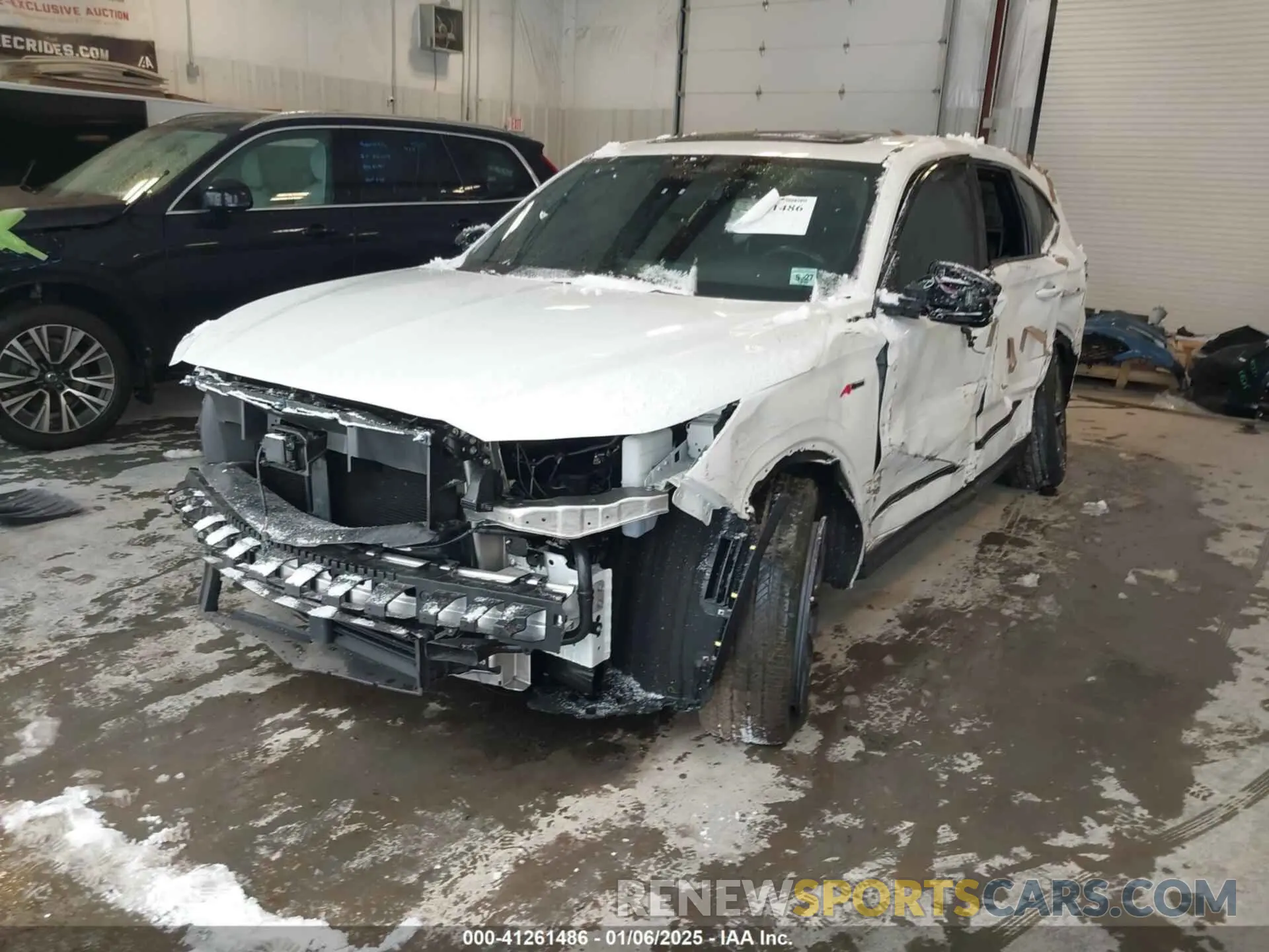 2 Photograph of a damaged car 5J8YE1H08NL052420 ACURA MDX 2022