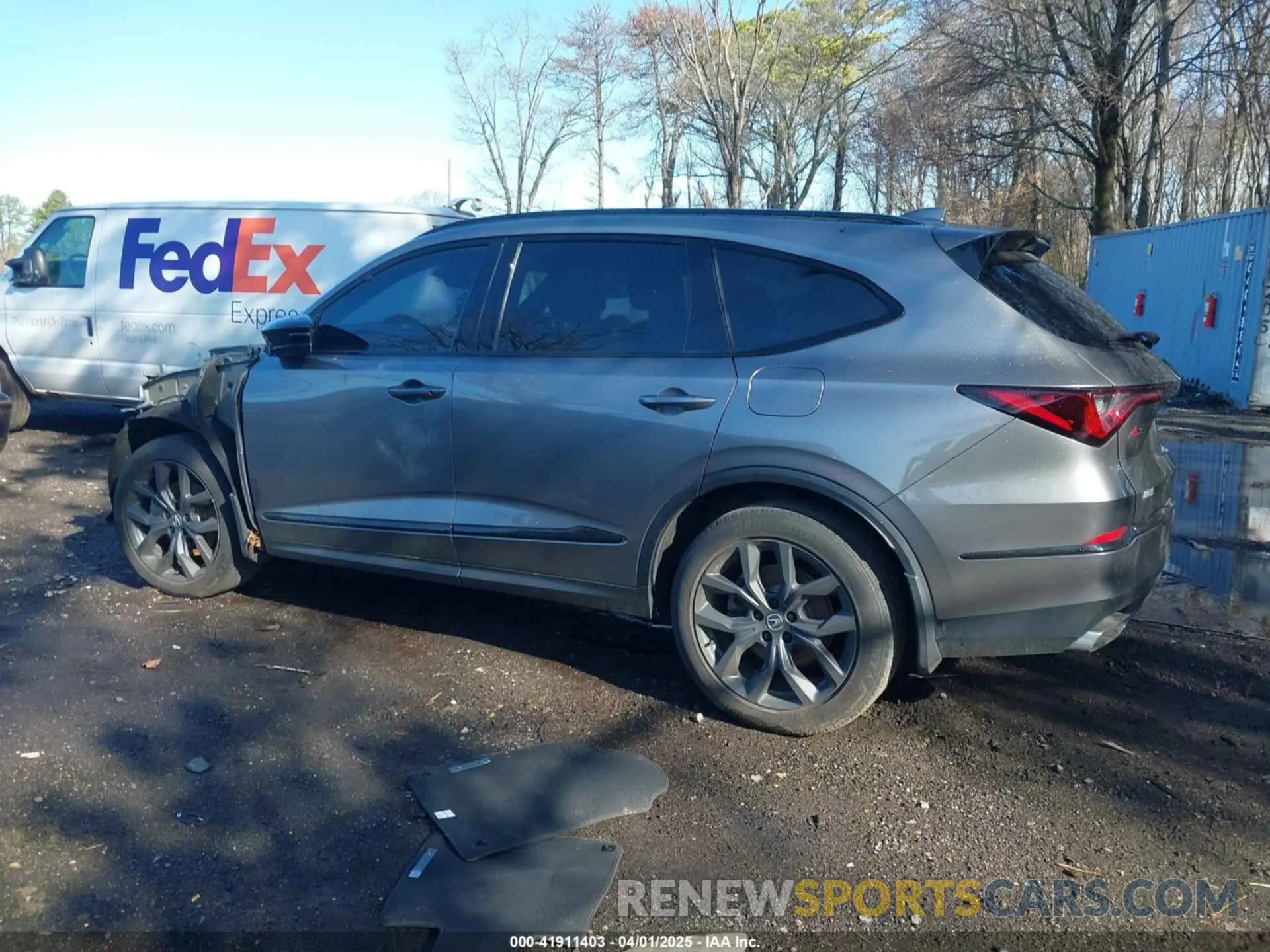 14 Photograph of a damaged car 5J8YE1H09NL035478 ACURA MDX 2022