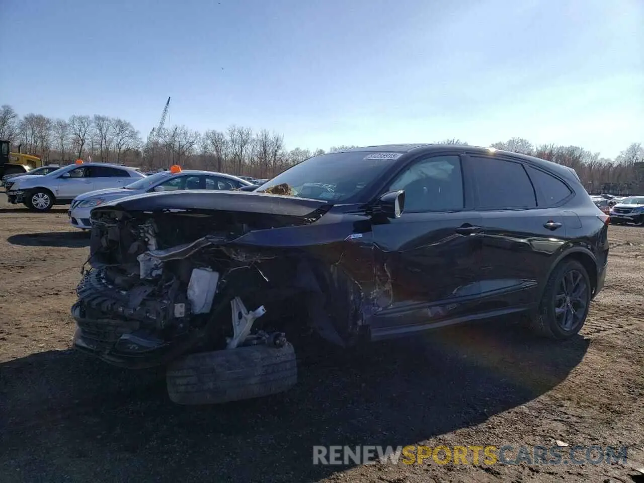 1 Photograph of a damaged car 5J8YE1H0XNL050880 ACURA MDX 2022