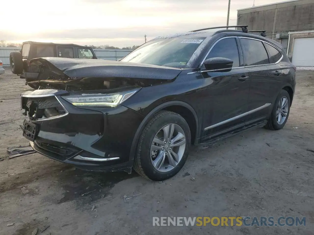 1 Photograph of a damaged car 5J8YE1H30NL022211 ACURA MDX 2022
