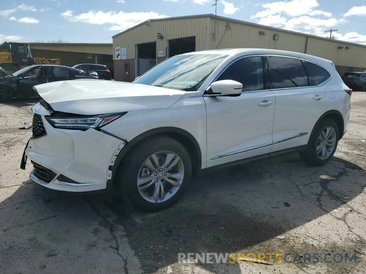 1 Photograph of a damaged car 5J8YE1H34NL001829 ACURA MDX 2022