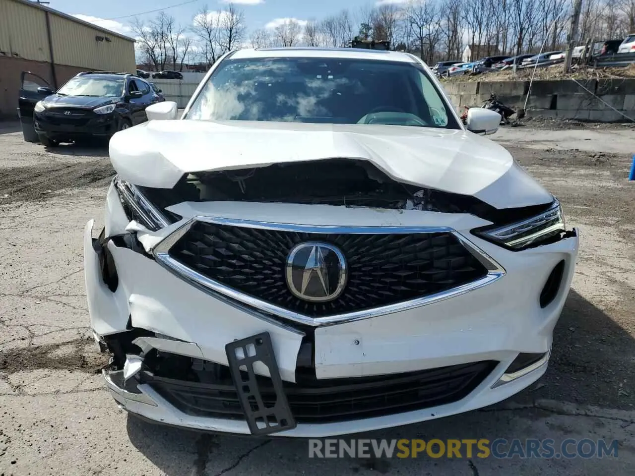 5 Photograph of a damaged car 5J8YE1H34NL001829 ACURA MDX 2022