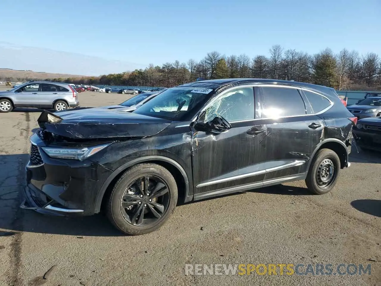 1 Photograph of a damaged car 5J8YE1H39NL006153 ACURA MDX 2022