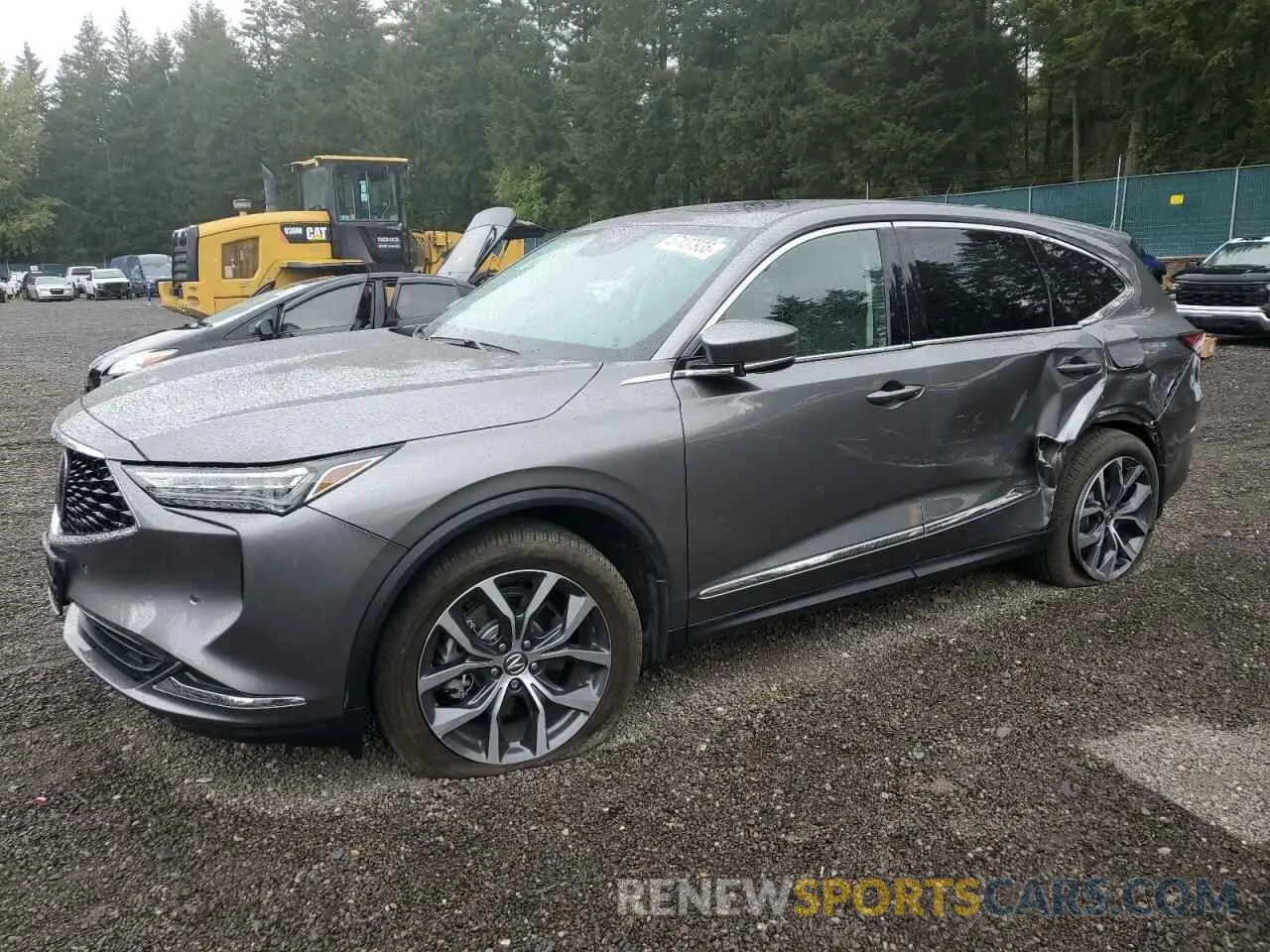 1 Photograph of a damaged car 5J8YE1H40NL009435 ACURA MDX 2022