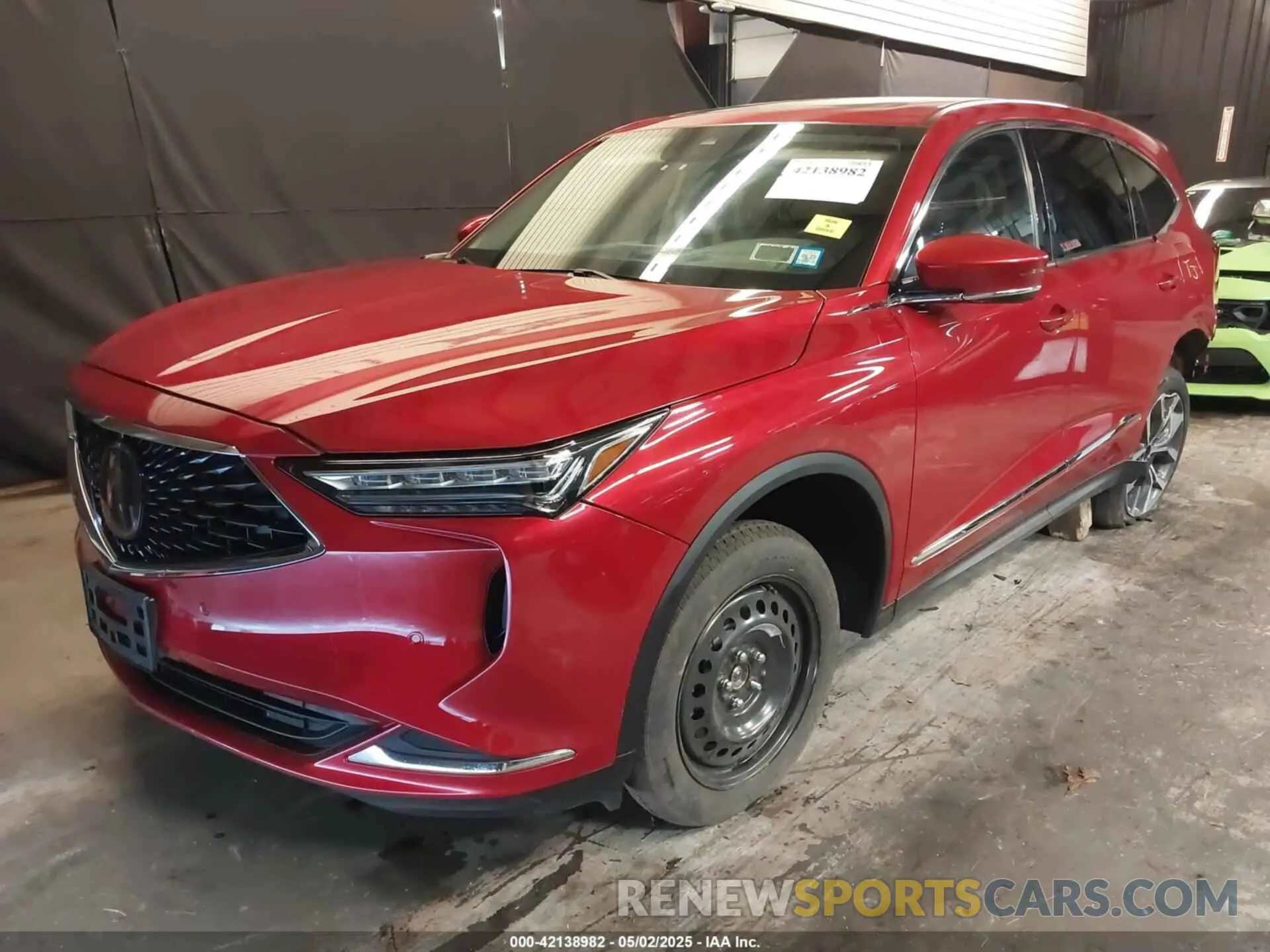 2 Photograph of a damaged car 5J8YE1H42NL039388 ACURA MDX 2022