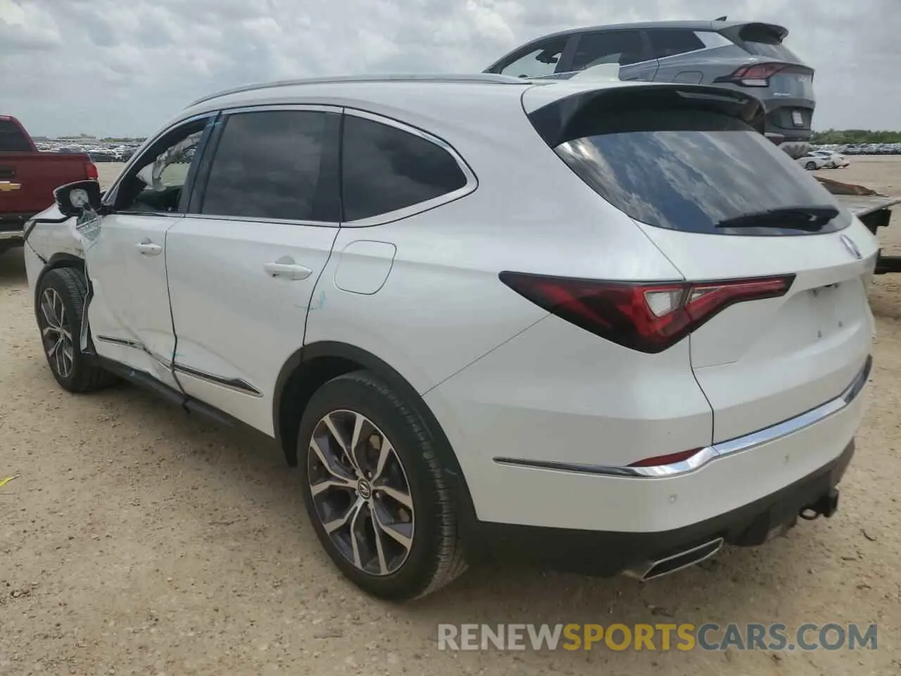 2 Photograph of a damaged car 5J8YE1H43NL051064 ACURA MDX 2022