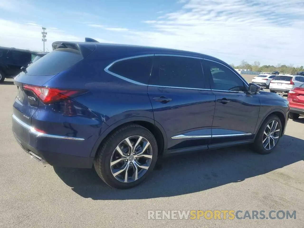 3 Photograph of a damaged car 5J8YE1H44NL001547 ACURA MDX 2022