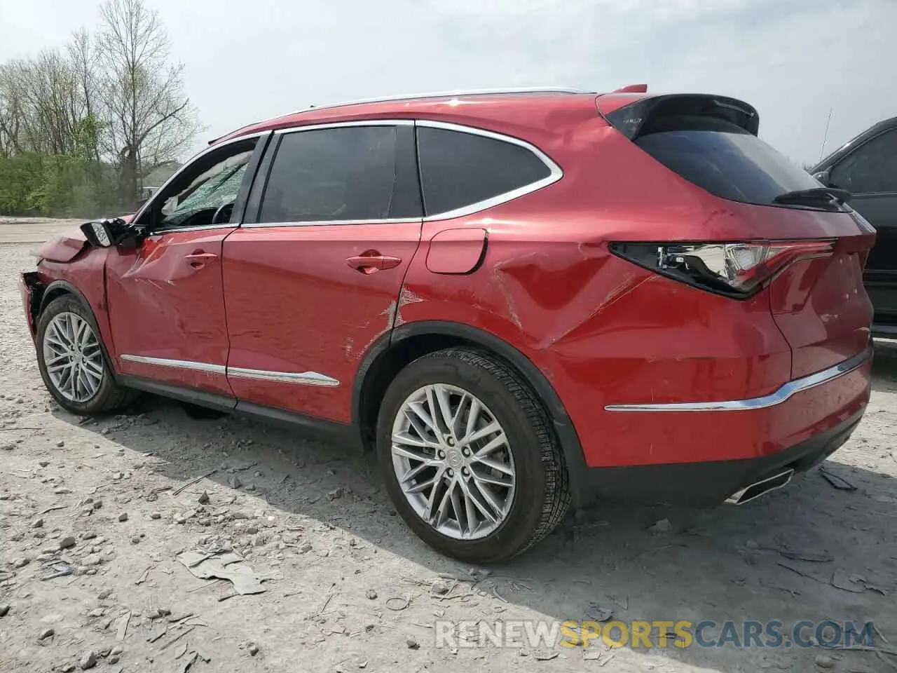 2 Photograph of a damaged car 5J8YE1H81NL000553 ACURA MDX 2022