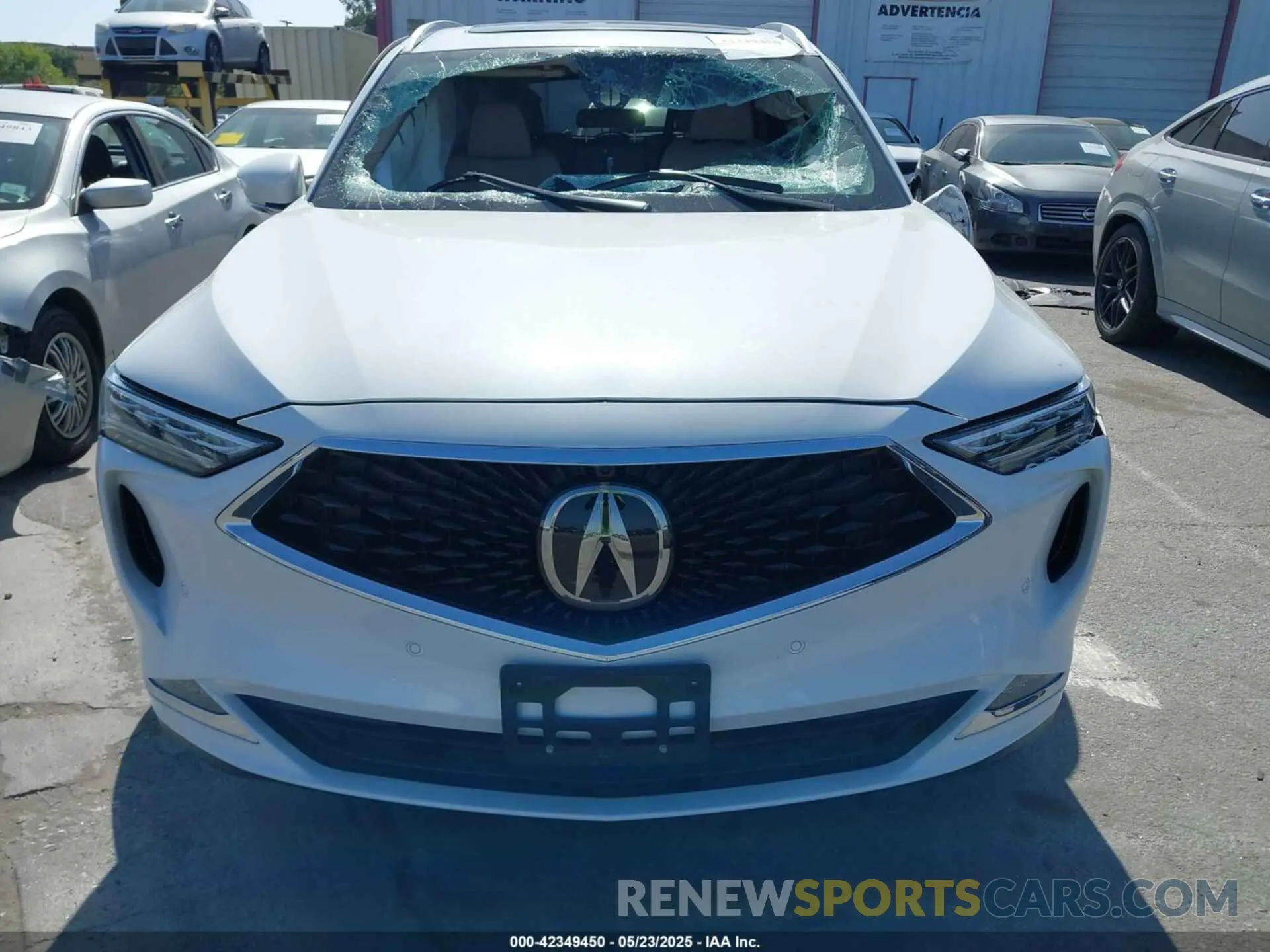 11 Photograph of a damaged car 5J8YE1H81NL039949 ACURA MDX 2022