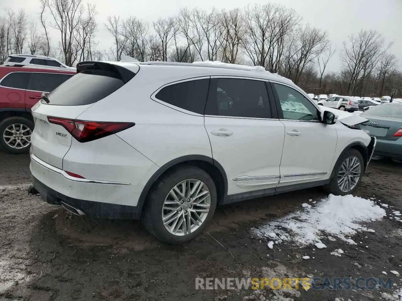 3 Photograph of a damaged car 5J8YE1H82NL040060 ACURA MDX 2022