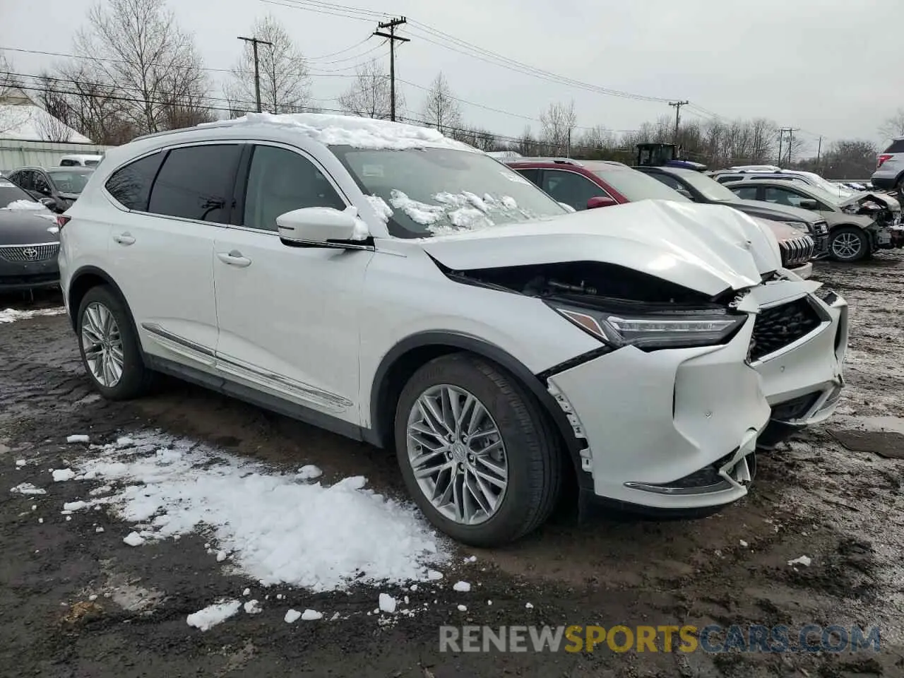 4 Photograph of a damaged car 5J8YE1H82NL040060 ACURA MDX 2022