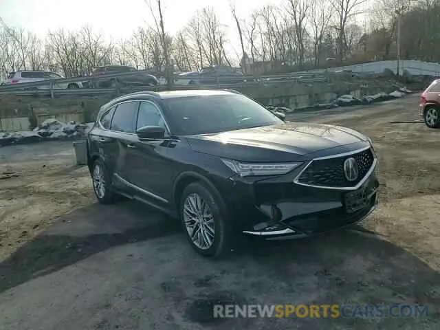 11 Photograph of a damaged car 5J8YE1H87NL041382 ACURA MDX 2022