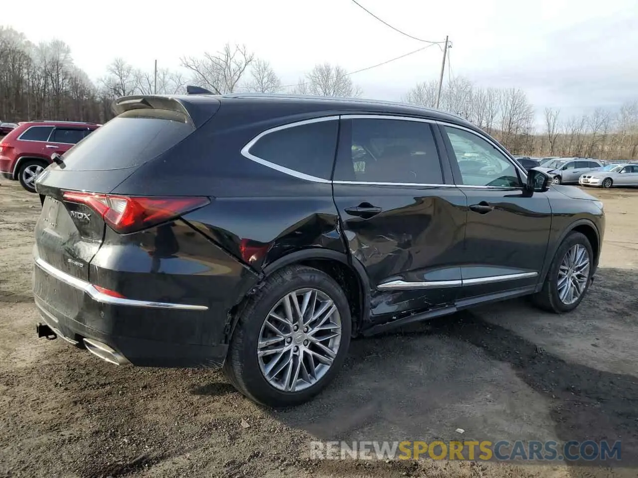 3 Photograph of a damaged car 5J8YE1H87NL041382 ACURA MDX 2022
