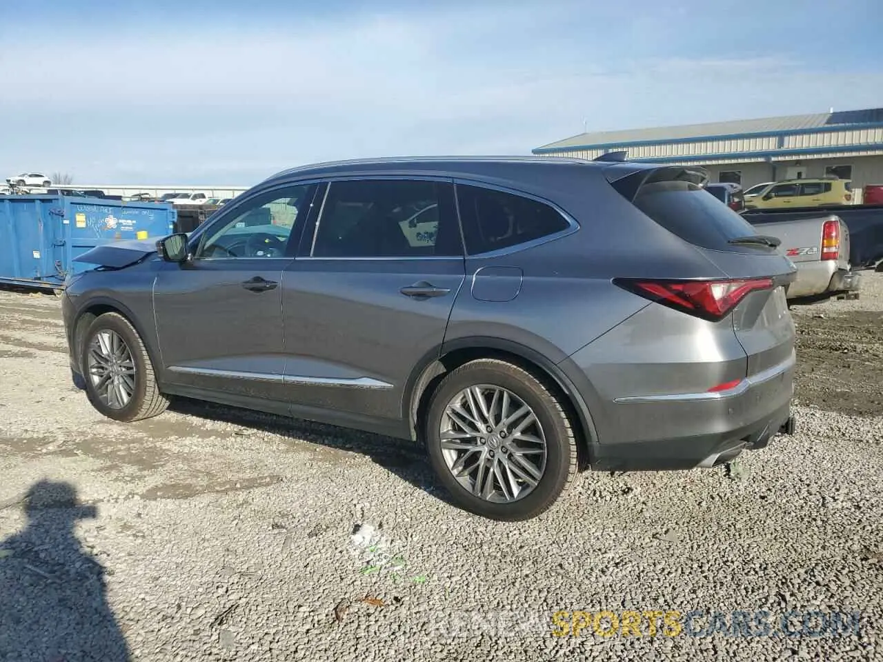 2 Photograph of a damaged car 5J8YE1H88NL003790 ACURA MDX 2022