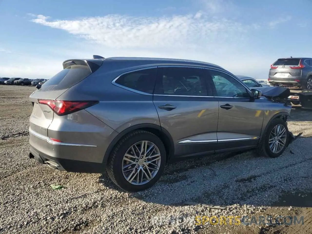 3 Photograph of a damaged car 5J8YE1H88NL003790 ACURA MDX 2022