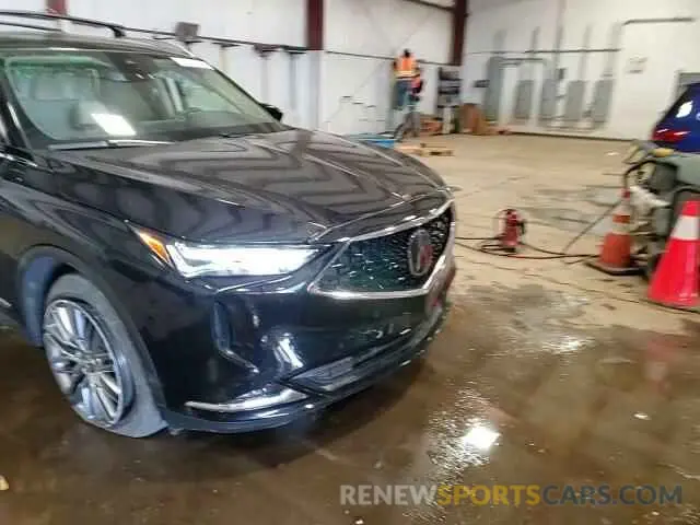 14 Photograph of a damaged car 5J8YE1H88NL018502 ACURA MDX 2022