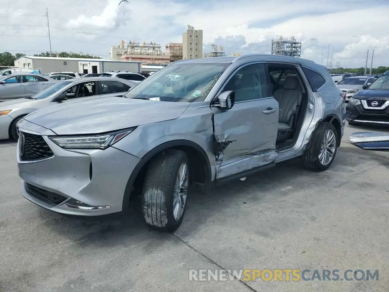 1 Photograph of a damaged car 5J8YE1H89NL044753 ACURA MDX 2022