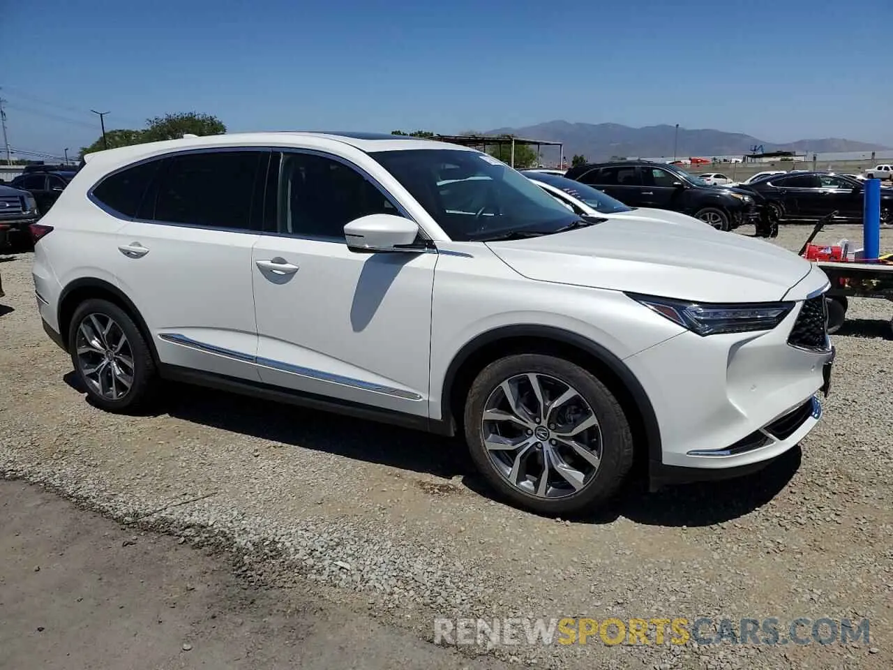 4 Photograph of a damaged car 5J8YD9H41PL000618 ACURA MDX 2023